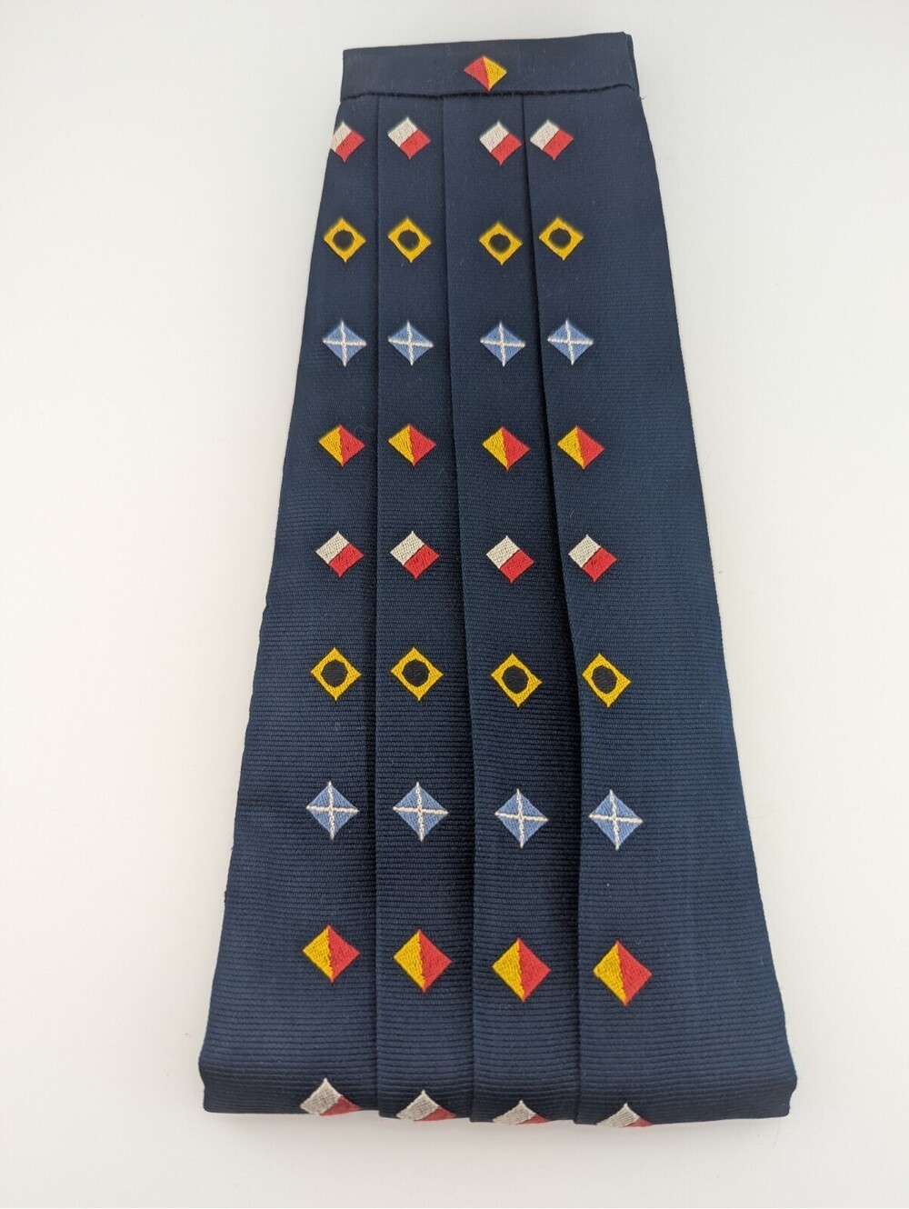 Vintage Unique Navy Cummerbund With Nautical Yacht Club Maritime Mixed Messages